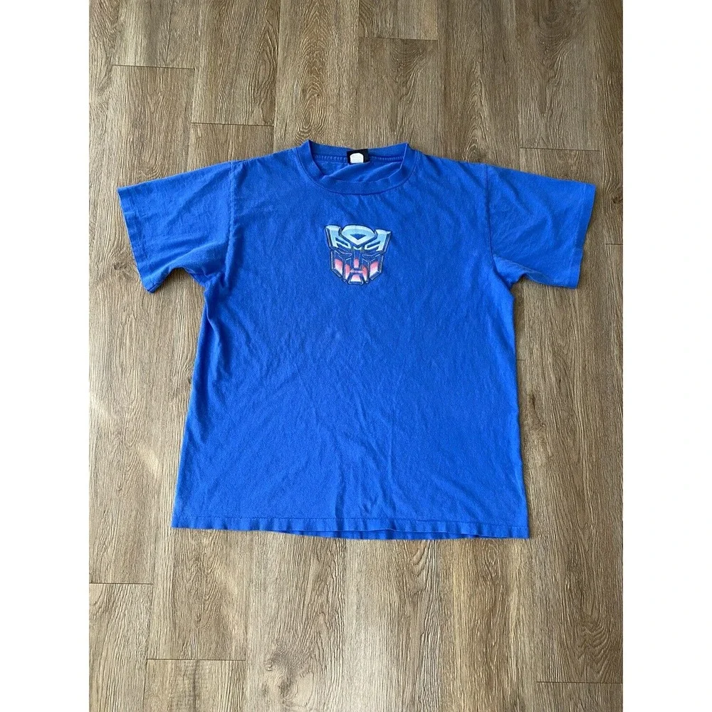 Transformers Optimus Prime Tee T Shirt - Vtg - Sz Large - Single Stitch - USA - Picture 1 of 8